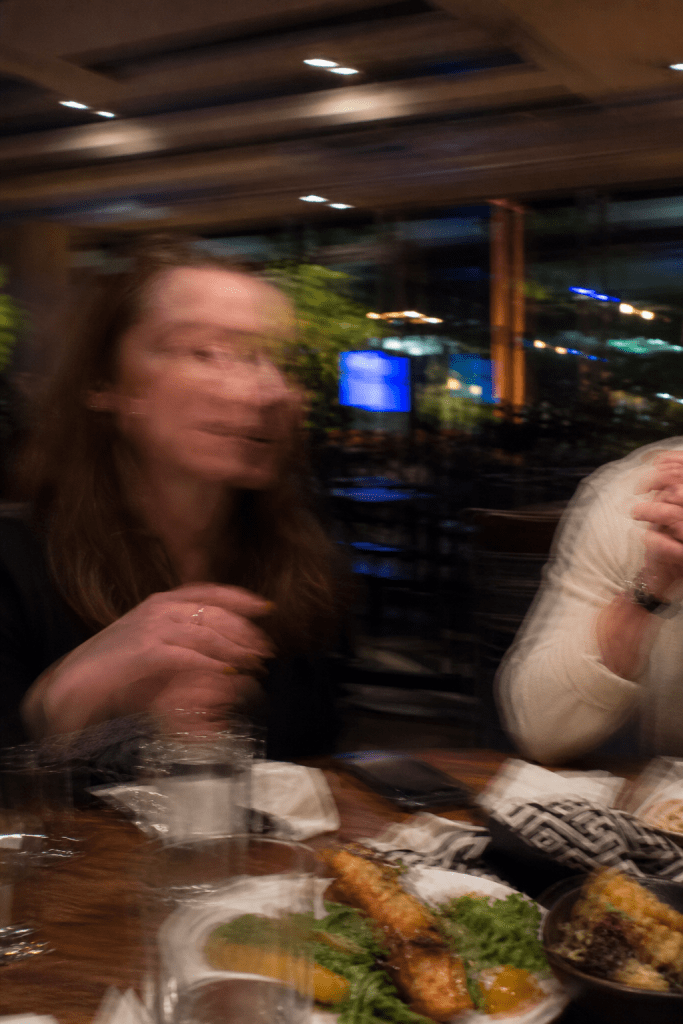 Blurred Dinner Lights